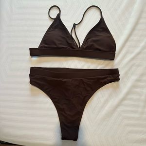 Never worn brown bathing suit from SHEIN